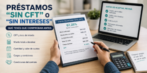 Préstamos “sin CFT” o “sin intereses”: qué tenés que comprobar antes