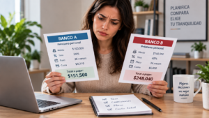 Préstamo personal: elige tu banco y podrías terminar pagando el doble